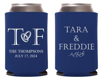 Custom Wedding Can Coolers Favor, Customized Can Coolers as Favors, Personalized Can Coolers Wedding Favor, Custom Can Coolers Favor (313)