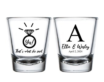 Personalized Wedding Shot Glasses Favor, Custom Shot Glasses Favor for Guest, Custom Shot Glass Favor, Custom Wedding Shot Glass Favor (273)