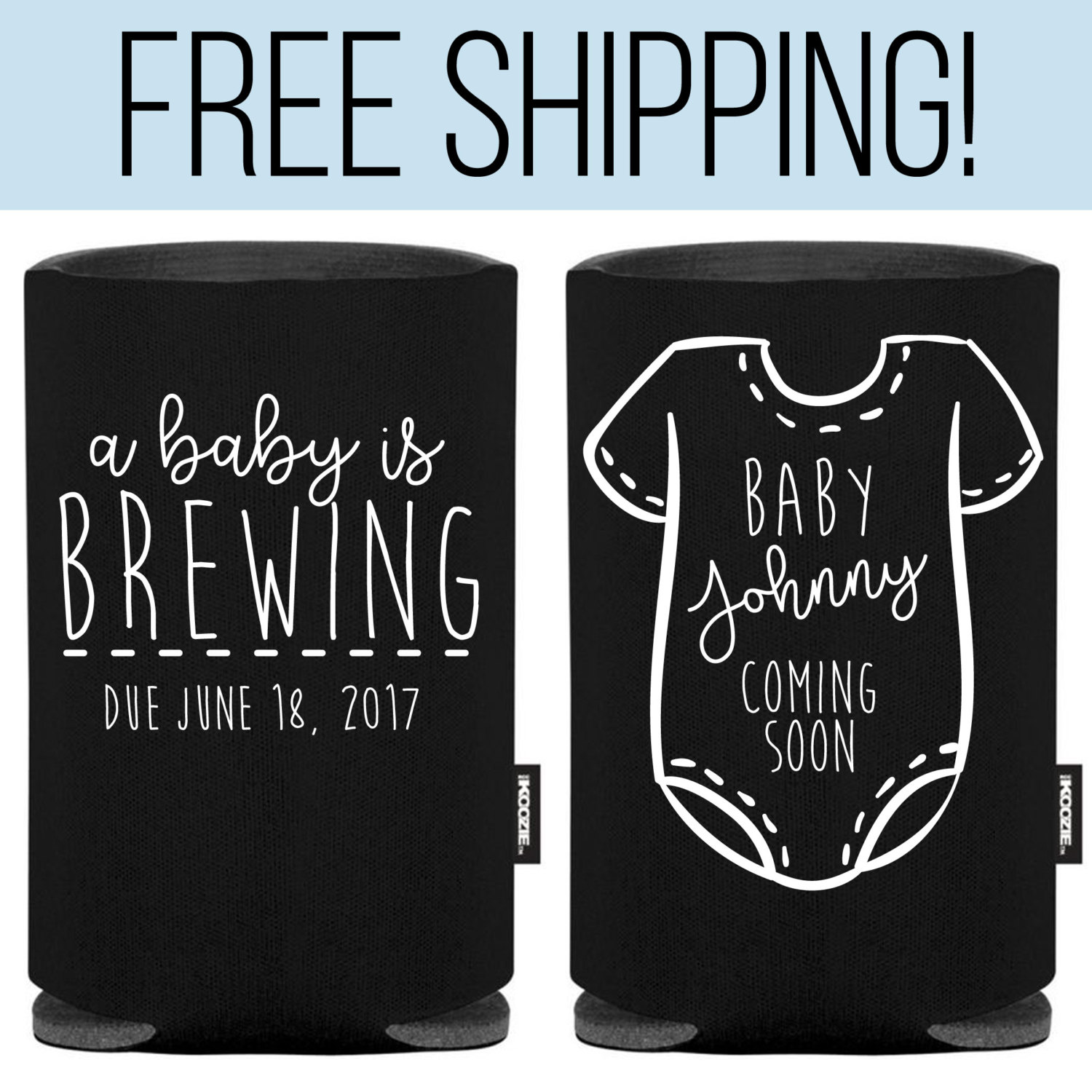 beer can koozies personalized
