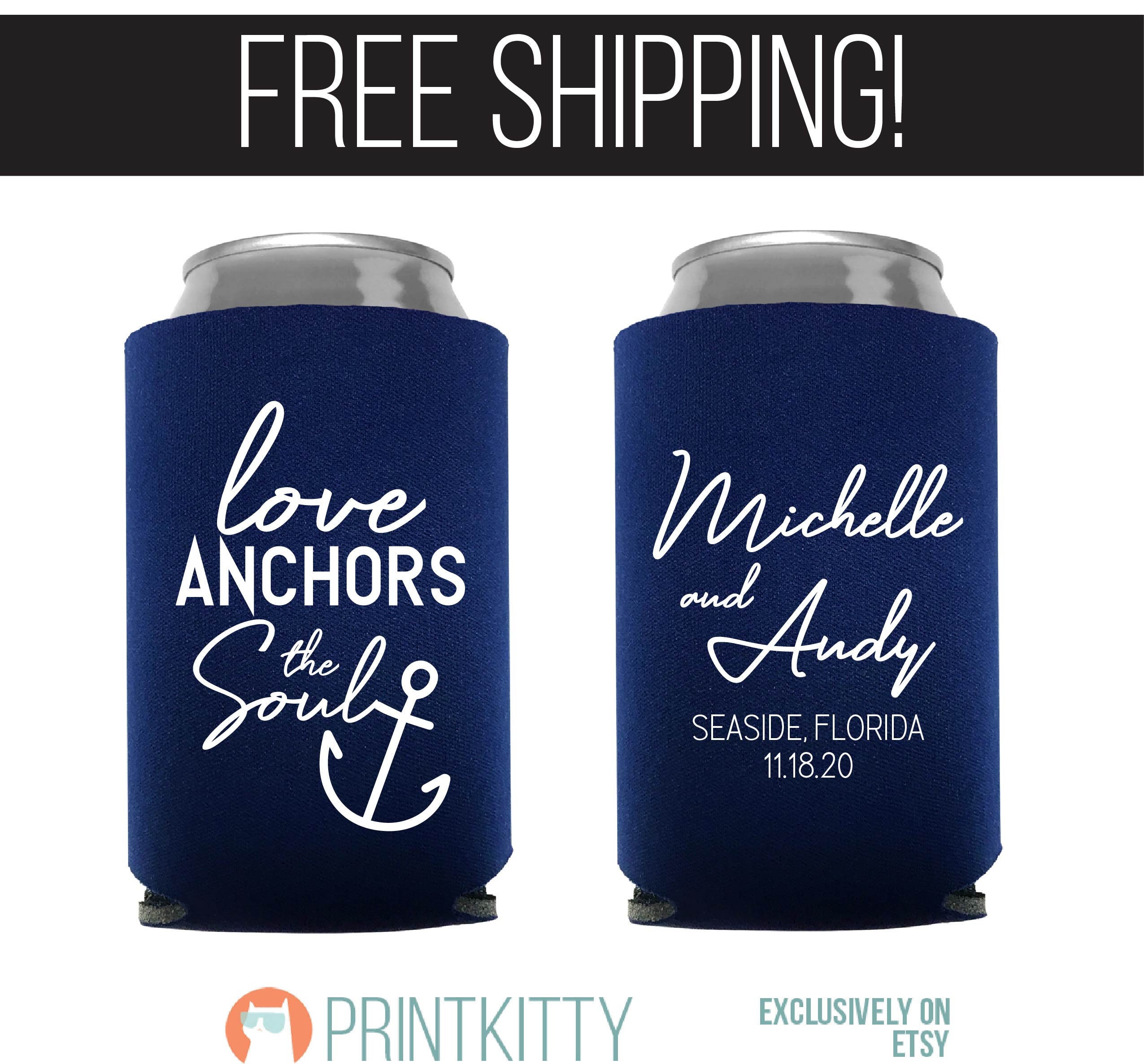 custom koozies wedding