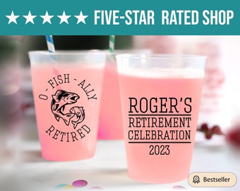 Retirement Frosted Cups Gift For Men, Funny Retirement Frosted Cups, Men's Retirement Frosted Cup, Personalized Retirement Frosted Cup (252)