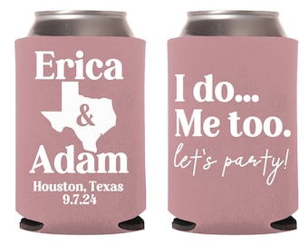 Wedding Can Coolers, Can Coolers, Funny Wedding Coolies, Coolies, Personalized Wedding Favors, Personalized Wedding Can Coolies Favors (48)