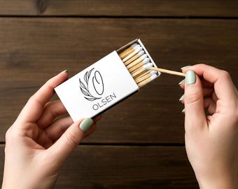Custom Matchboxes Memorable Keepsakes, Personalized Wedding Matchboxes, Customized White Head Match Favors, Customized Matchbox Favors (171)