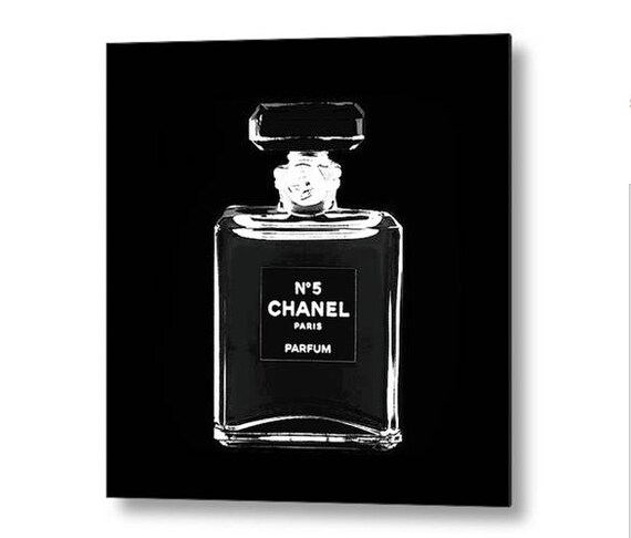 Fashion Wall Decor Metal Art Chanel Inspired Image 0