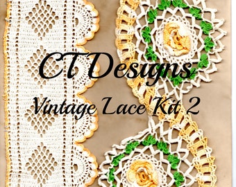 Vintage Laces Kit 2 Digital Download