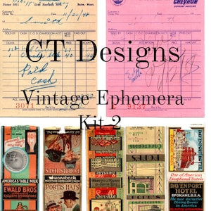 Vintage Ephemera - Kit 2