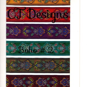 Vintage &quot;Boho&quot; Embroidery Trim #2 Digital Download