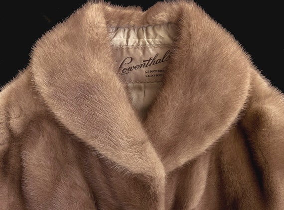 Brown MINK Fur Stole, Winter Wedding Shawl, Autum… - image 3