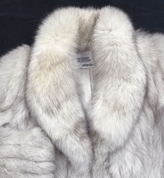 Norwegian FOX Fur Coat, Great Gatsby Party, Ivory… - image 3