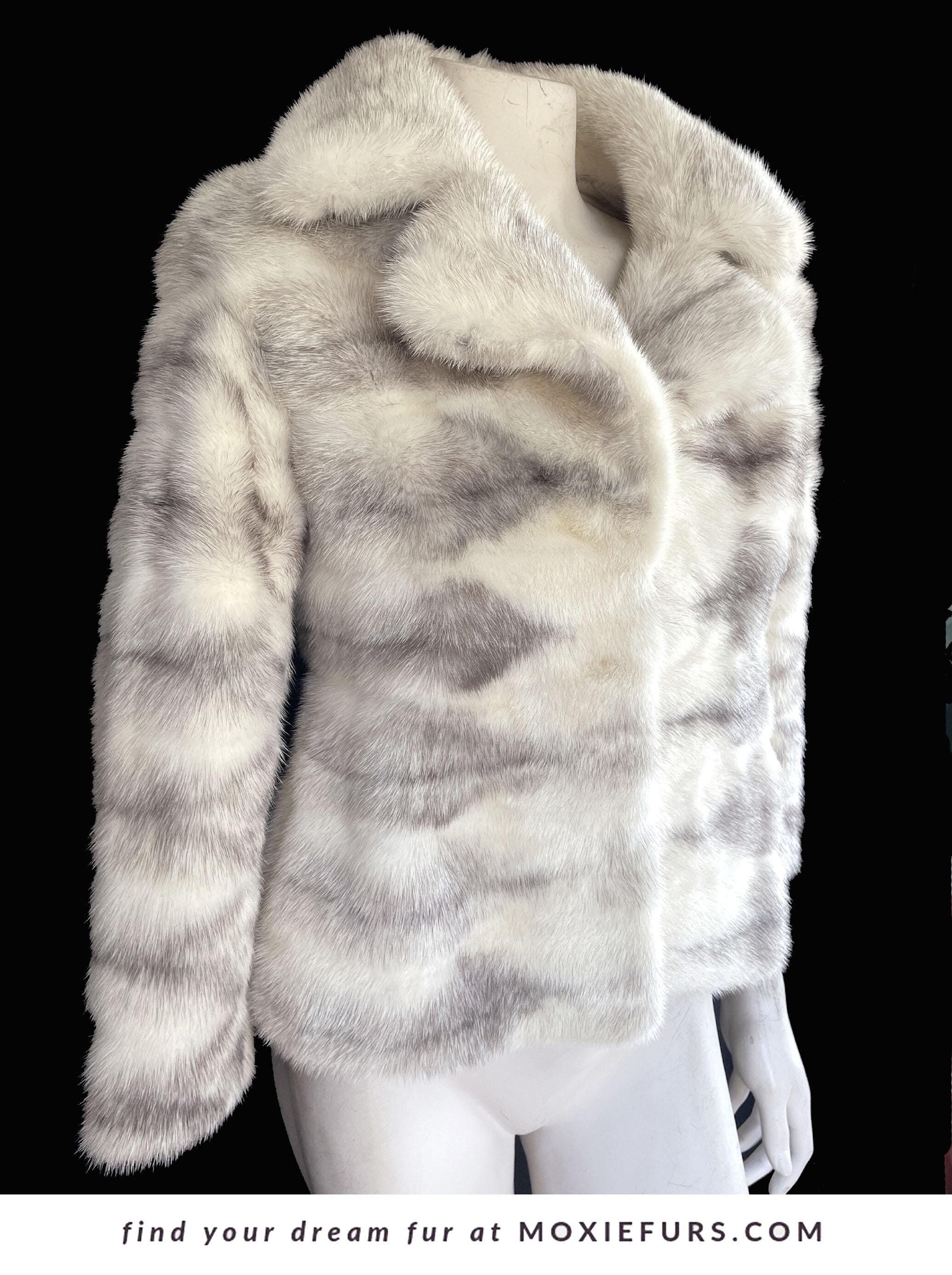 poodle collar fur coat ivory | épine