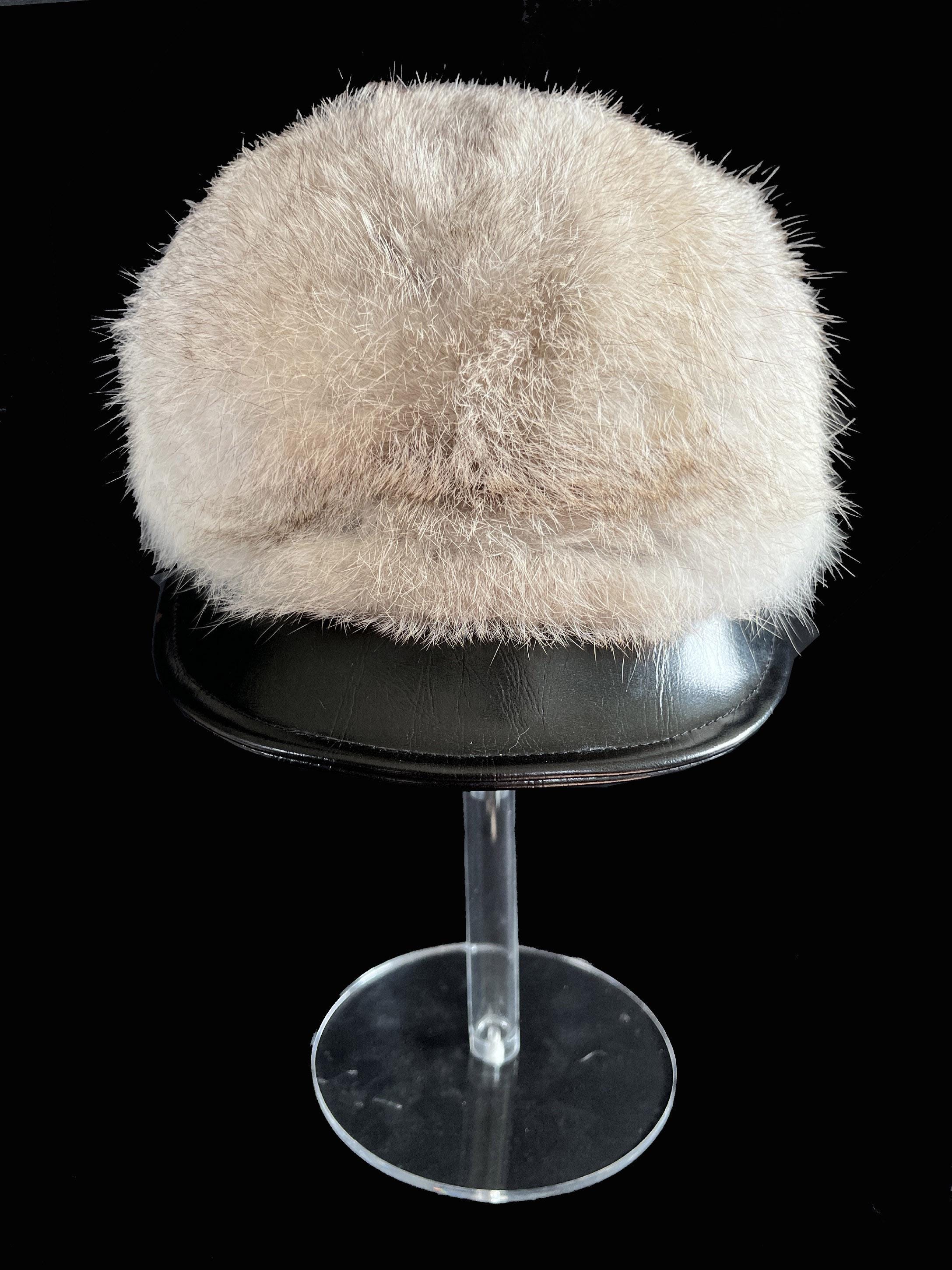 Vintage White Fox Fur Hat - Etsy display picture 1