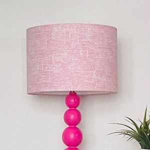 BLUSH PINK LINEN Effect Lampshade, Pink Lampshade, Linen Lampshade, Pink Bedside Lamp, Ceiling Light, Pink Table Lamp Shade, Home Gift