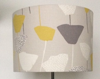 YELLOW TULIPS Lampshade, John Lewis Lampshade, Yellow Table Lamp, Floral Lampshade, Country Home Decor, Country Kitchen Light, New Home Gift