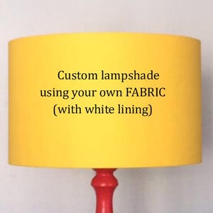 Specialtillverkade lampskärmar av eget tyg, sänglampa, bordslampa, taklampa, inflyttningspresent