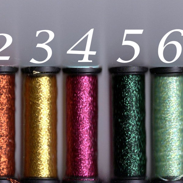 Embroidery thread kreinik metallics very fine #4 braid