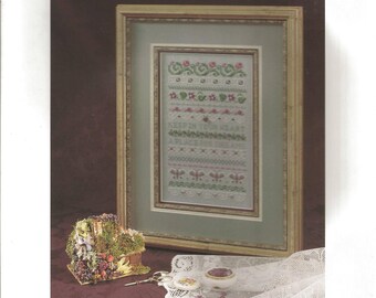 Various sheets, cross stitch diagrams, Just Nan