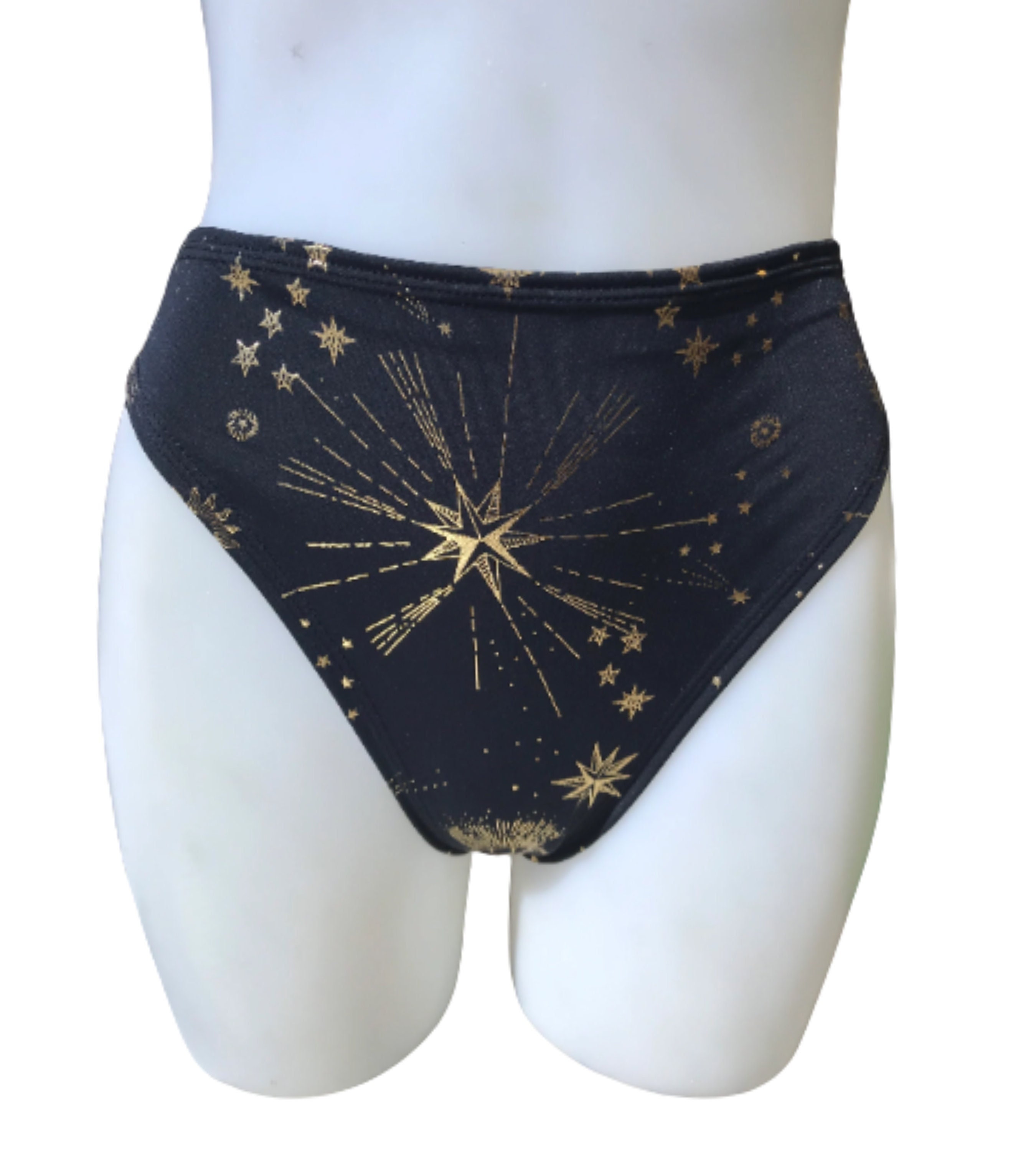 Golden Bottom Gold Goddess High Cut Bottoms: Rave Festival Outfit - Etsy