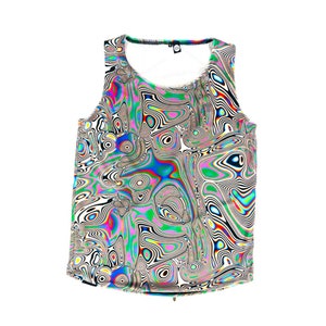 LUZIDE TRÄUME | Slim Fit Herren Rave Tank Top, Festival Shirt