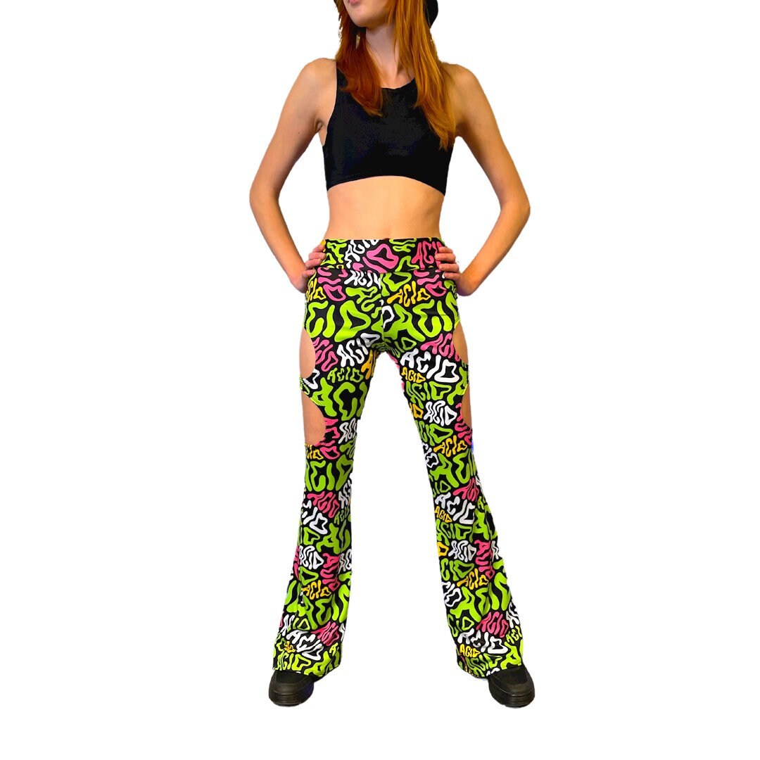 パンツ melt the lady cutout tight flare pants melt the lady cutout tight flare pants
