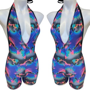 MIRAGE | Playsuit | Halter Romper | Festival Outfit | Rave Jumpsuit | Boho