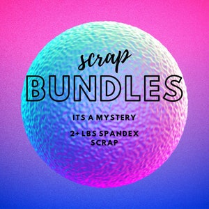 SCRAP BUNDLE | Spandex/Sequin Scrap Bundle 2 lbs. 14 oz.