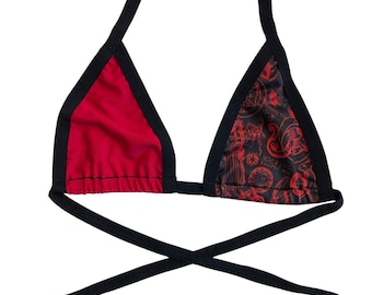 SPELLCASTER | Split Bikini Top, Women's Festival Top, Rave Top