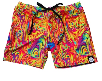 ALL The GLOW | Mens Shorts | Festival Shorts | Drawstring Shorts