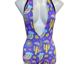 DESERT DAYTRIPPER | Playsuit | Halter Romper | Festival Outfit | Rave Jumpsuit | Boho