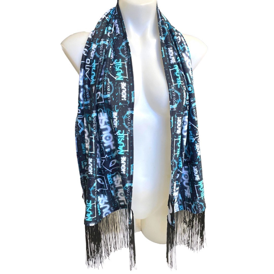 HOUSE MUSIC | Festival Scarf | - Etsy