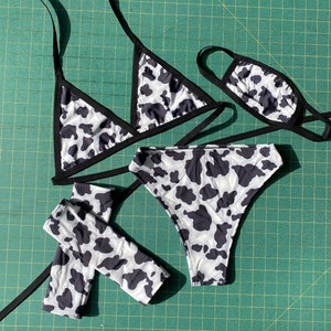 MOOOOOVE IT | Triangle Top + High Waisted High Cut Bottoms + Gloves
