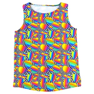 RETRO RAVE | Slim Fit Men&#39;s Rave Tank Top, Festival Shirt