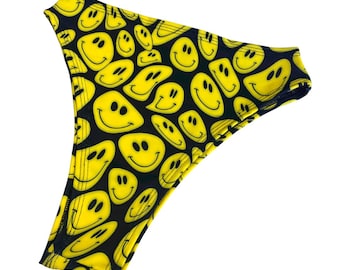 GIALLO felice / Pantaloni a vita alta con taglio alto