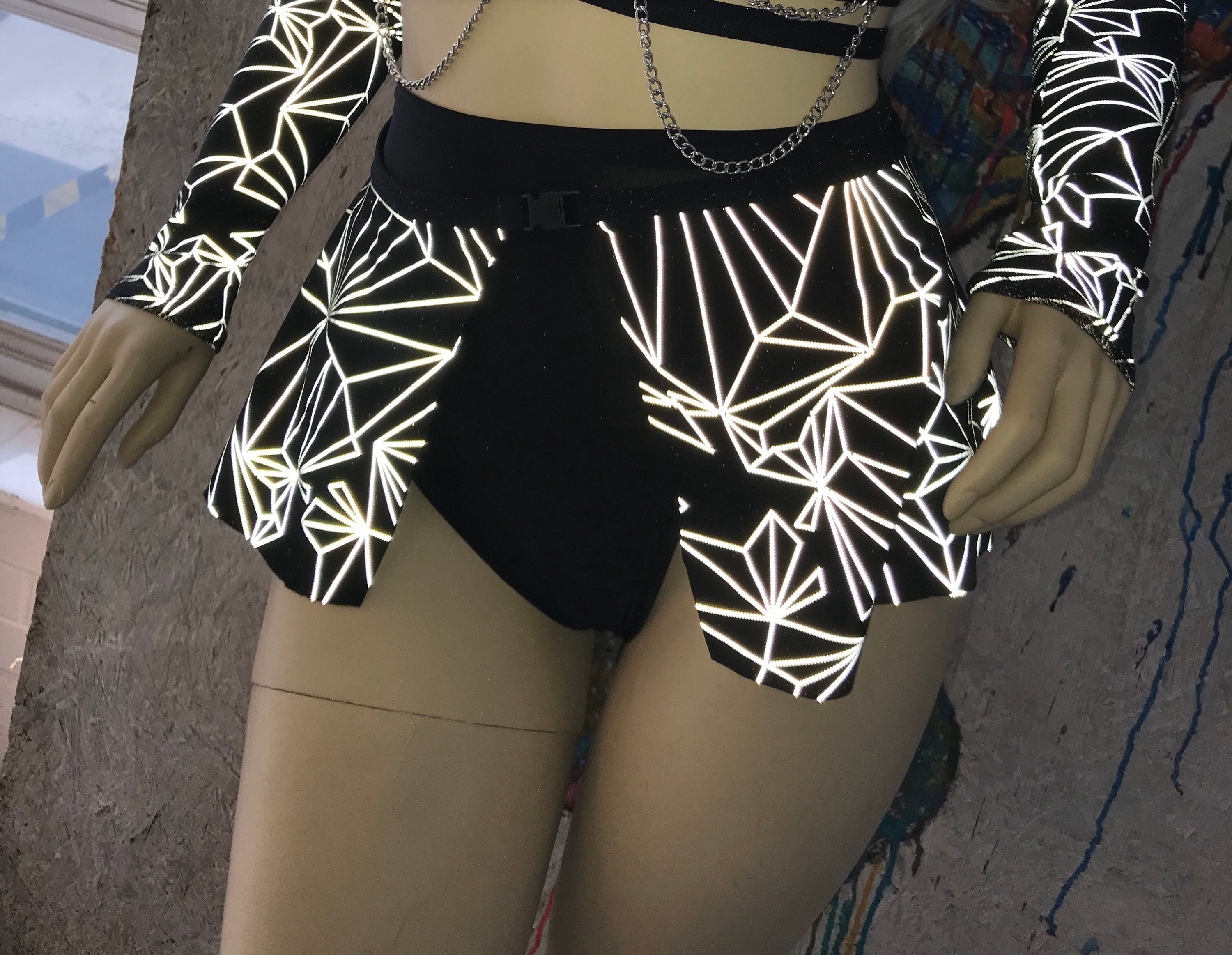 Light reflective skirt cheap