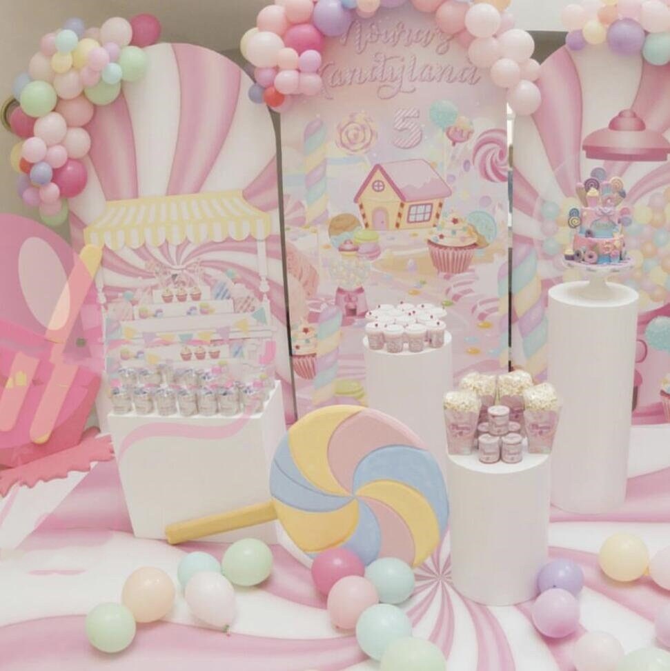 Arch Backdrop Covers Candyland 