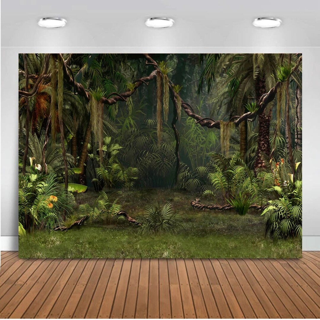 Photography Backdrop Forest Jungle Photo Background Studio Birthday
