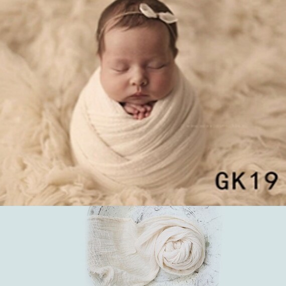 Newborn cheesecloth wrap set newborn stretch wrap photography Etsy