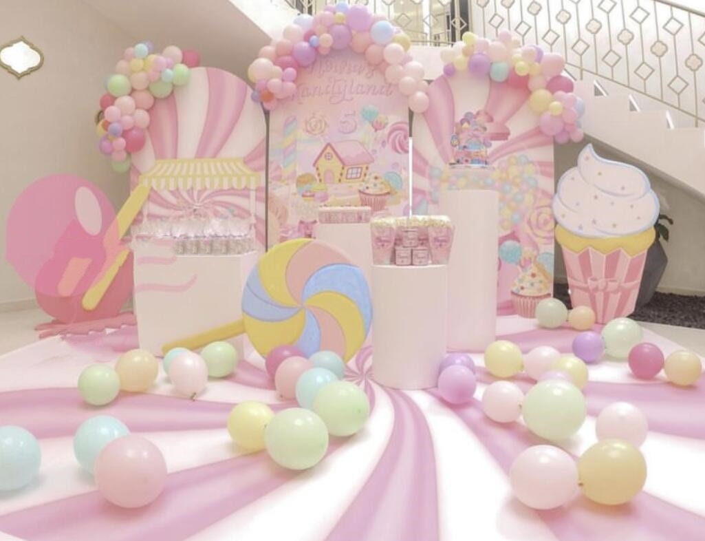 Arch Backdrop Covers Candyland 