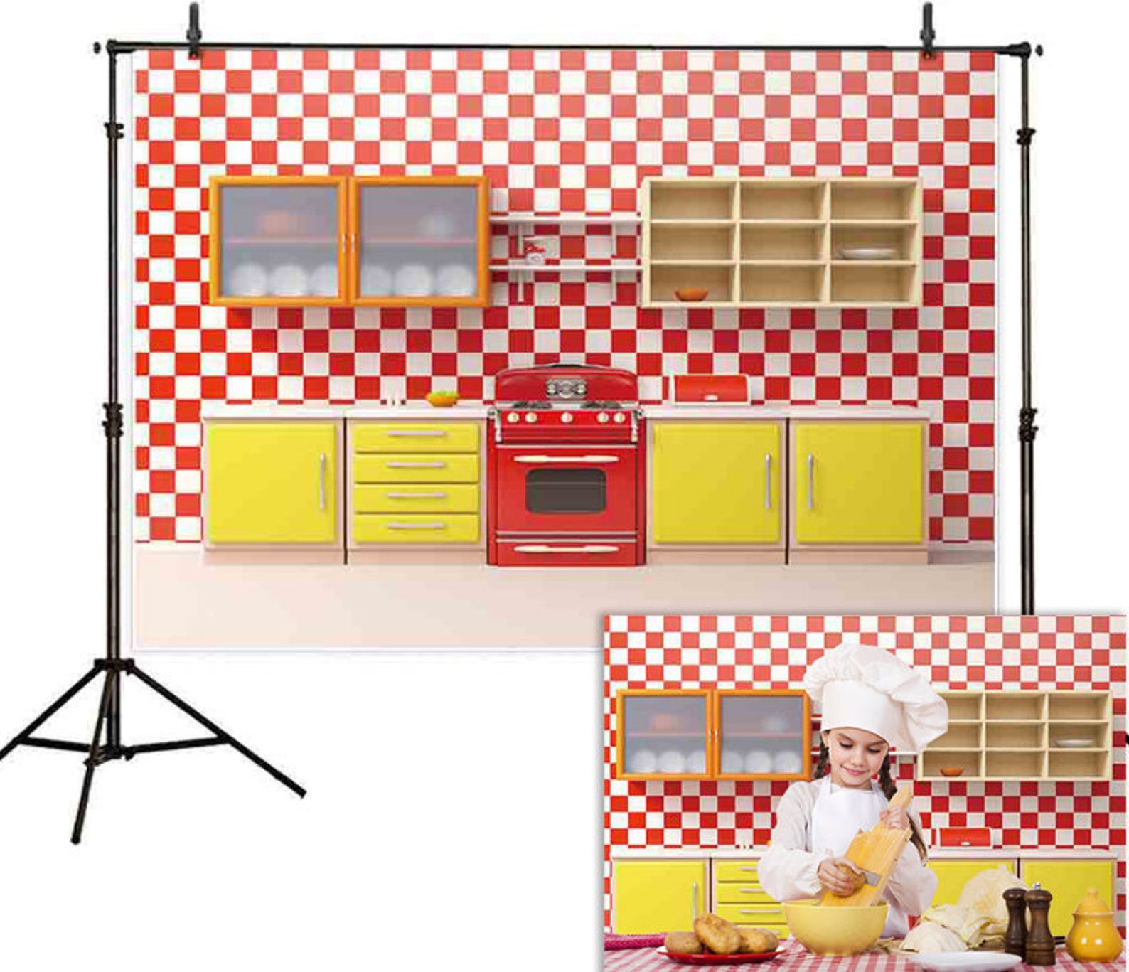Photography Backdrop Baby Kitchen Baking Cooking Photo Etsy