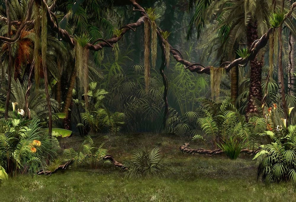 Photography Backdrop Forest Jungle Photo Background Studio | Etsy