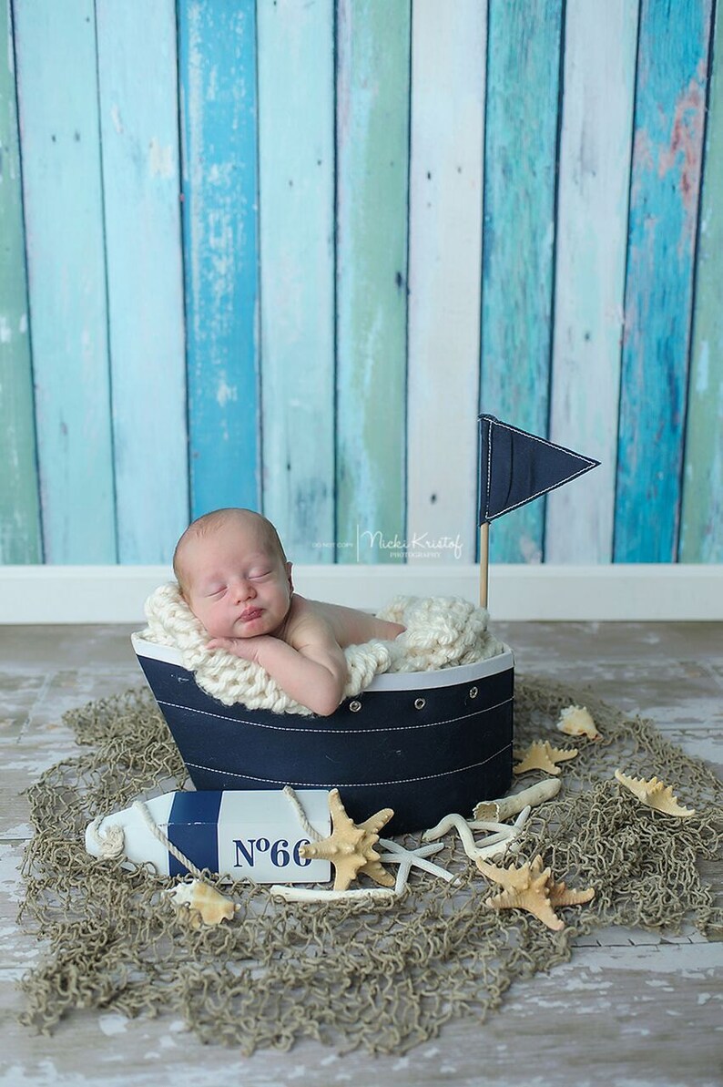 Light Blue Wood Floordrops Newborns Children Photography Etsy