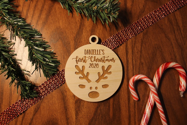 child's first christmas ornament