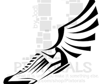 track shoes with wings