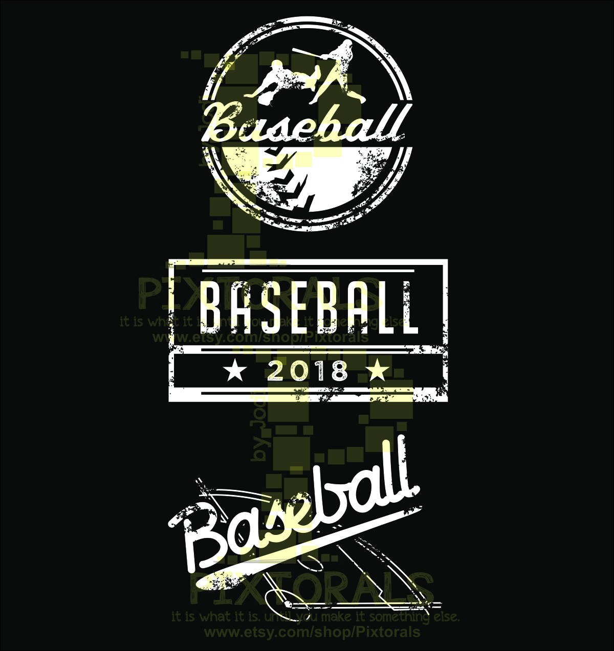 Download 3 Vintage Baseball Designs EPS jpeg PNG pdf svg T-shirt | Etsy