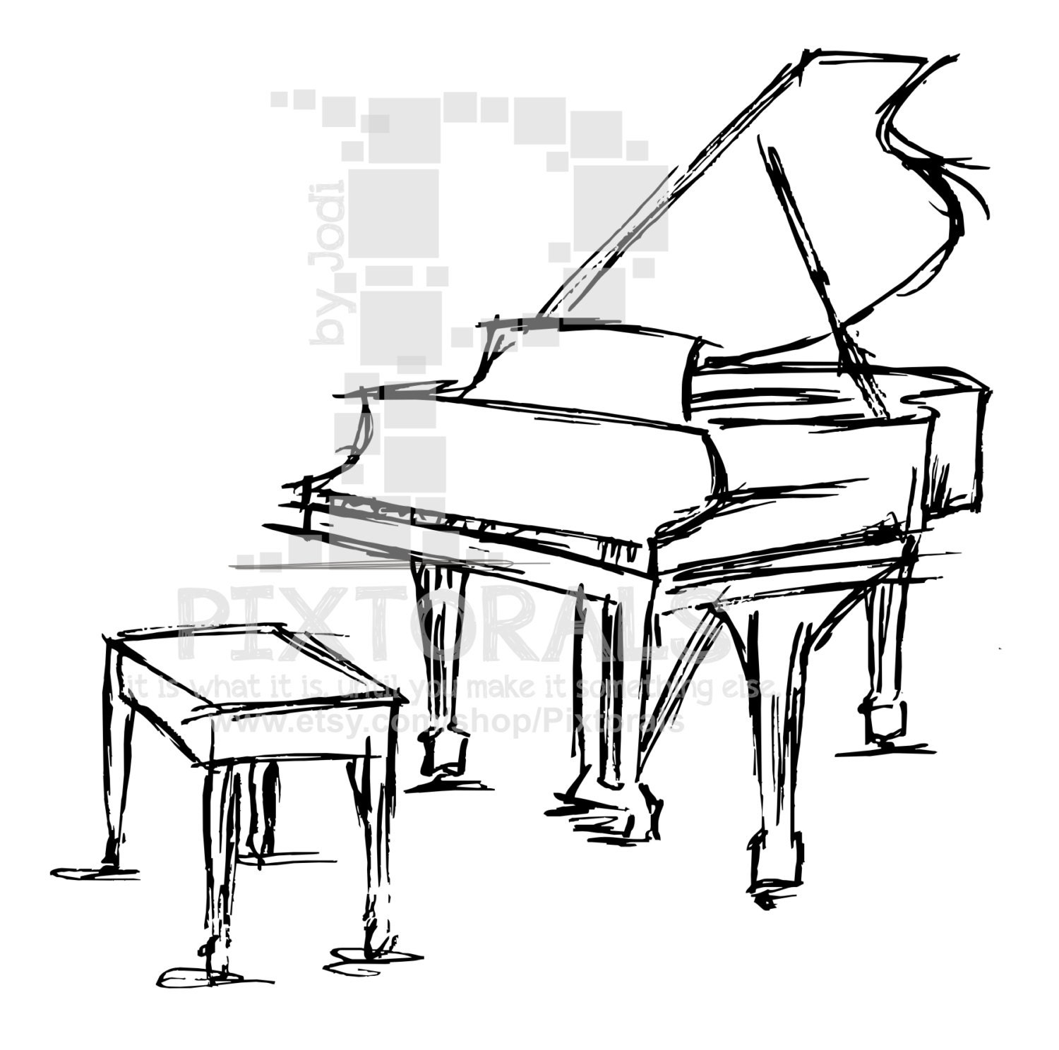 Premium Vector  Continuous line art of grand piano one line drawing  abstract grand piano