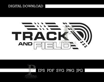 Track and Field team design, Track Tee Uniform, digital download, eps, pdf, svg, jpg, png, clip art, vector, screen printing, sublimation