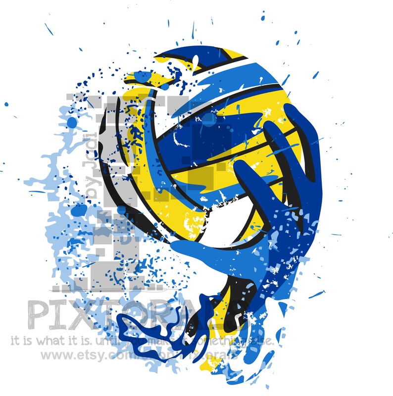 Water Polo Clipart Water Polo Ball Vector Set of Eps Jpeg Etsy
