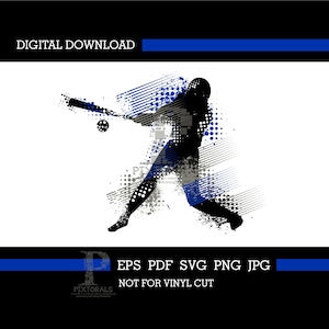 Vecteur de joueur de baseball, téléchargement numérique, logo de baseball, clipart baseball, grunge, eps, svg, pdf, jpg, png, conception de tee de baseball, baseball