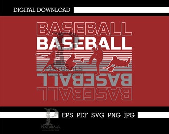 Baseball 4 player tee Design, jpg, png, pdf, eps, svg (vector), Baseball logo, Baseball