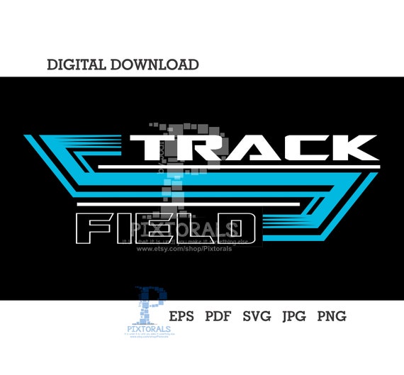 Track and Field, retro tee design, digital download, eps, pdf, svg, jpg, png, vector, clipart, screen printing, dtf