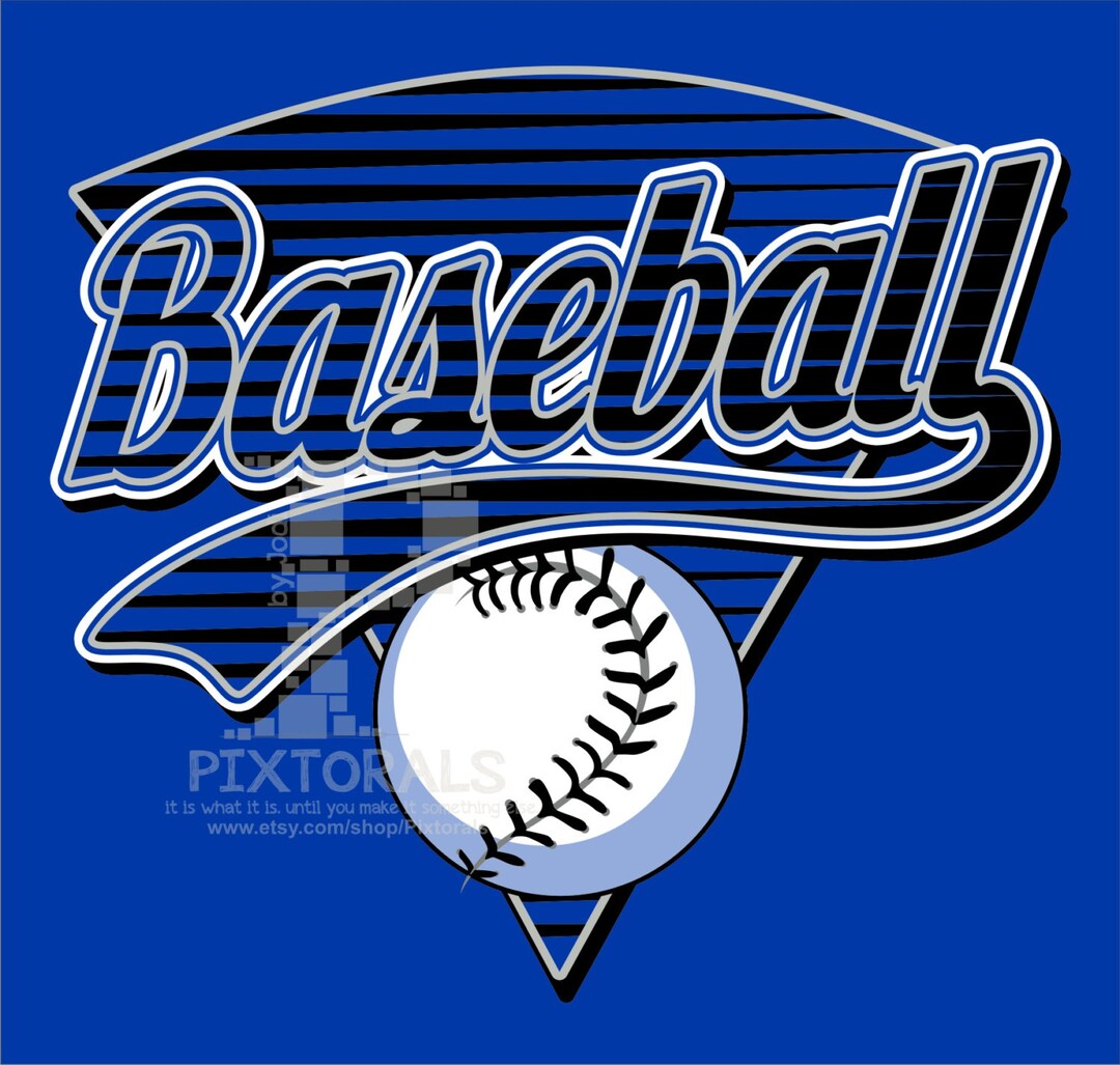 Baseball Logo / Tee Design JPG PNG and EPS Editable Pdf - Etsy